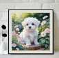 Preview: Diamond Painting Malteser Welpe